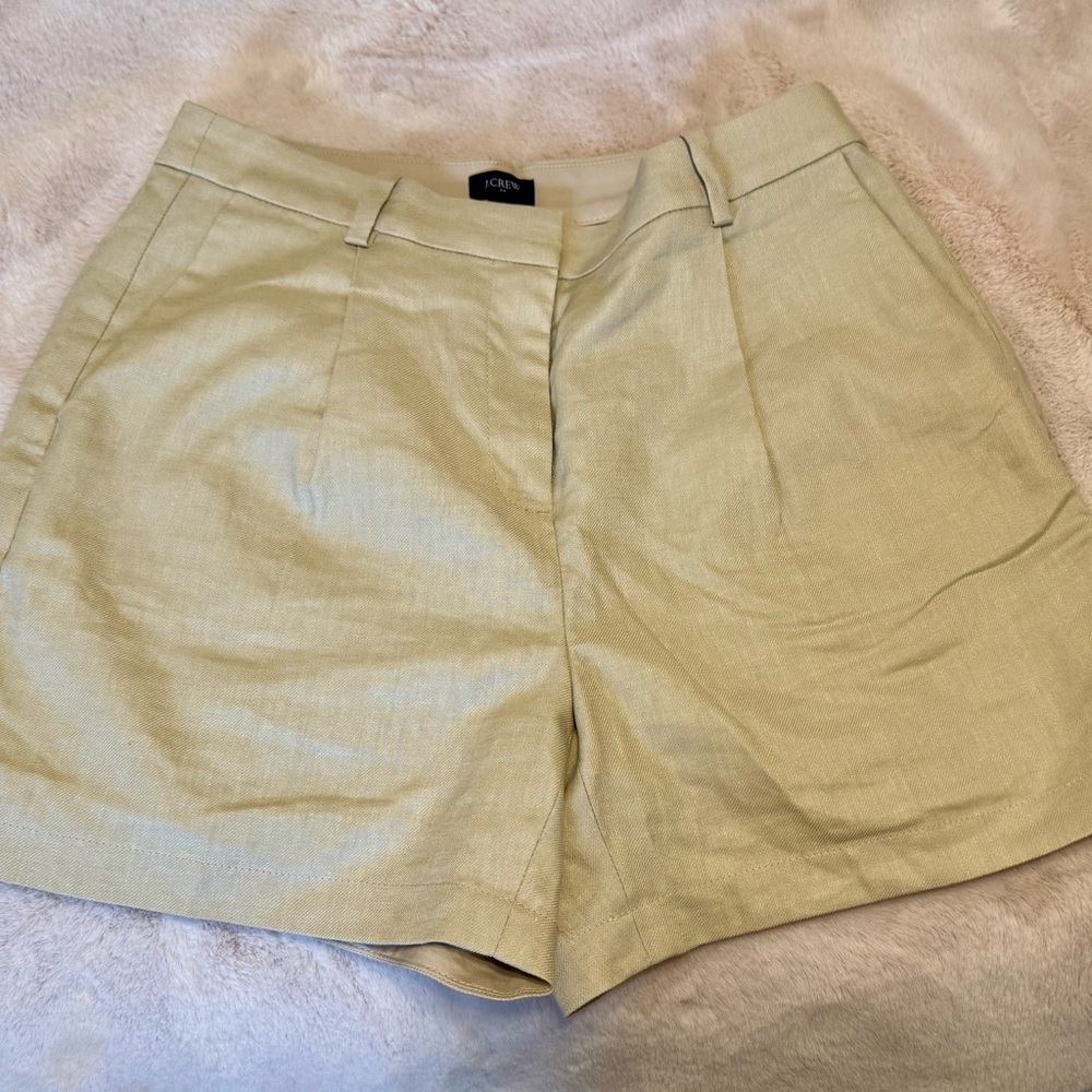 J. Crew Tan Bermuda Shorts Lightweight Casual Wear